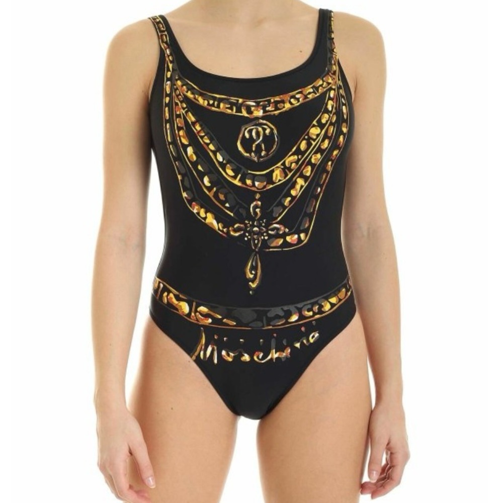 MOSCHINO One piece Chains swimsuit